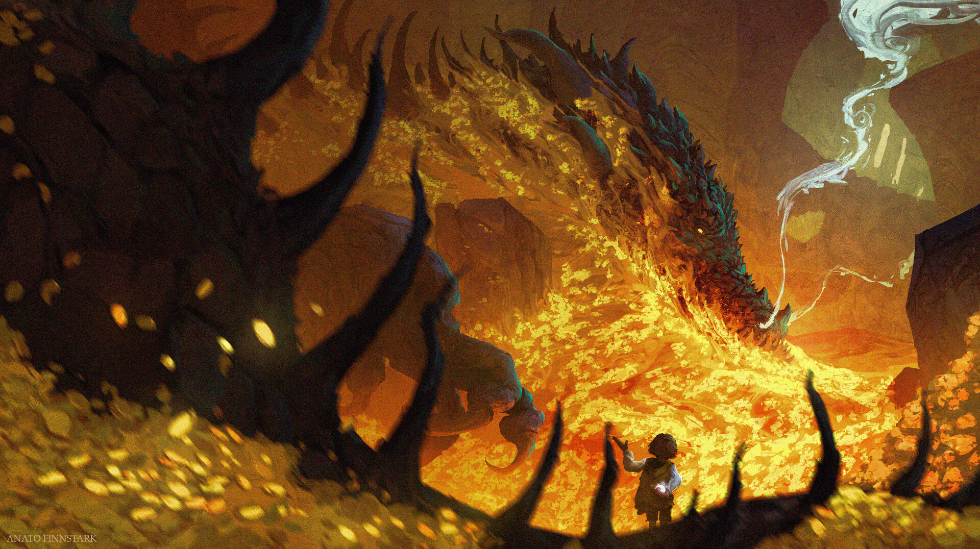 Smaug the Dragon, from The Hobbit
